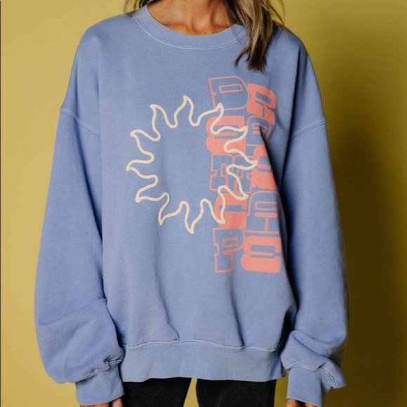 Daydreamer Tops - Daydreamer Dreamscape Crewneck Graphic Sweatshirt